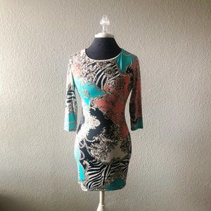B. Darlin Abstract Pattern Women's Dress